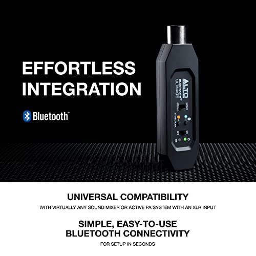 Bluetooth Ultimate XLR Equipped Rechargeable Stereo Bluetooth Receiver For Mixing Desk / Audio Mixer Setups and Active PA systems