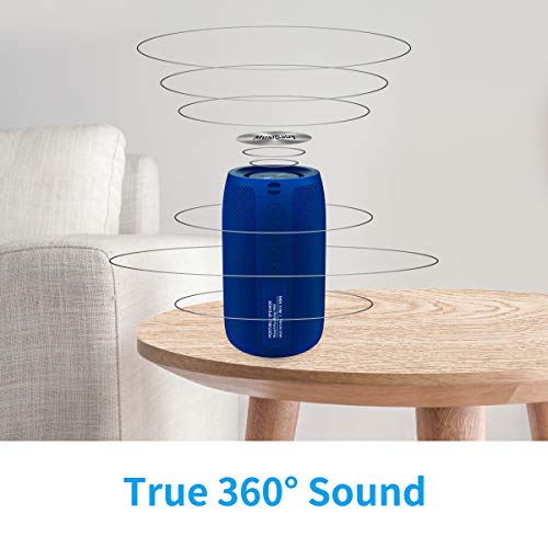 Bluetooth Speaker,MusiBaby Speakers,Outdoor, Portable,Waterproof,Wireless Speakers,Dual Pairing, Bluetooth 5.0,Loud Stereo,Booming Bass,1500 Mins
