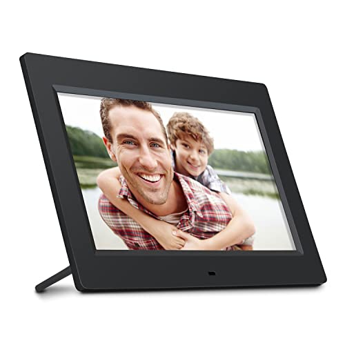 Image 1 de 4.. Cadre photo numérique ACL 10 po avec 4&nbsp;Go intégré et prise en charge USB SD/SDHC Noir