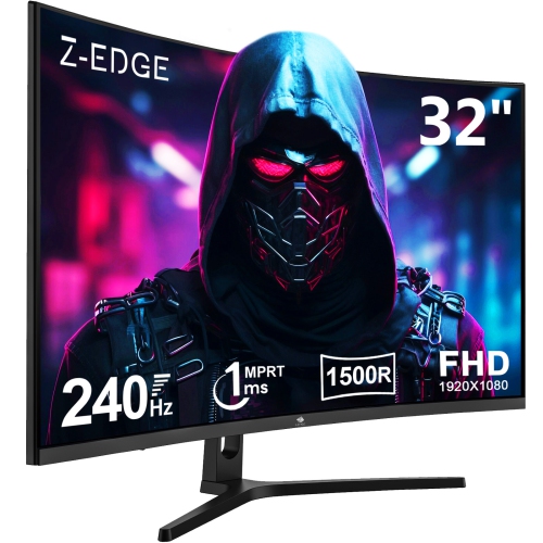 Z Edge 2k 32 Inch Monitor 144hz Z Edge Qhd Curved Monitor 144hz Z