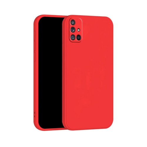 PANDACO Soft Shell Matte Red Case for Samsung Galaxy A51 4G