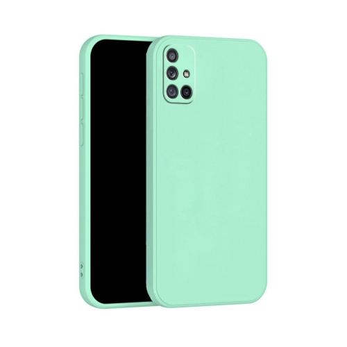 PANDACO Soft Shell Matte Mint Blue Case for Samsung Galaxy A71 4G