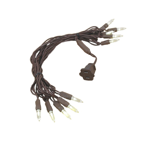 NOVELTY LIGHTS LLC  Novelty Lights Vintage Style T5 Led Christmas Lights, 11 Feet String Of 10 Mini Bulbs, Ul Listed Indoor/outdoor Tree Lighting