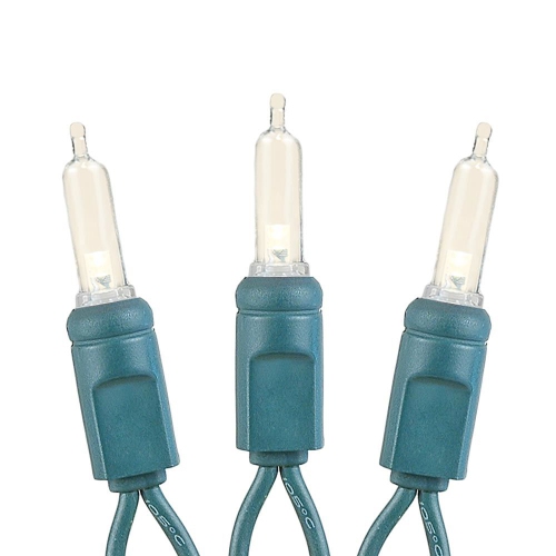 Lumières de Noël de style rétro T5 LED, guirlande de 10 mini-ampoules de 11 pi, éclairage intérieur/extérieur homologué UL pour arbres