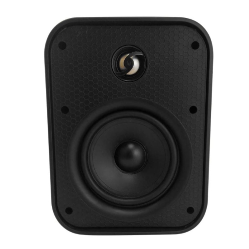 Wall Mounted Speaker 5.25" Black Outdoor/Indoor-70V/100V - 80W