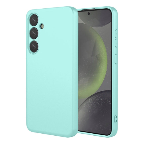 PANDACO Soft Shell Matte Mint Blue Case for Samsung Galaxy S23 FE