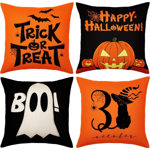 Outdoor halloween 2024 pillow covers