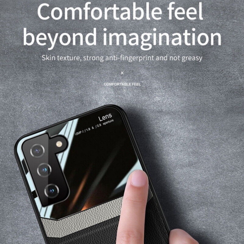 Leather Case for Samsung S21 Back Case Cover Shockproof Protective Cover Phone Case Glass Back Shell - FREE SHIPPING