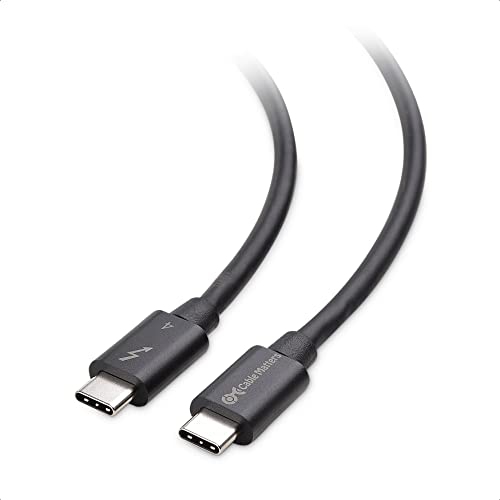 [Intel ] 40Gbps Thunderbolt 4 Cable 3.3ft with 8K Video and 100W Charging 1m, Compatible with USB4, Thunderbolt 3 Cable and USB-C