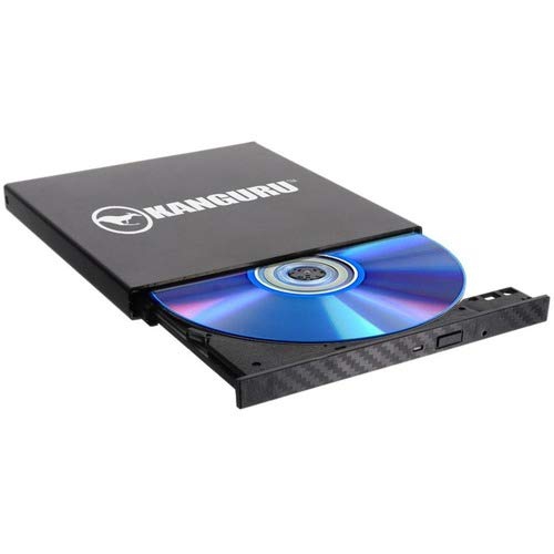 QS Slim Portable DVD-Writer - Black - TAA Compliant - DVD-RAM/177;R/177;RW Support - 24x CD Read/24x CD Write/24x CD Rewrite - 8X DVD Read/8x DVD