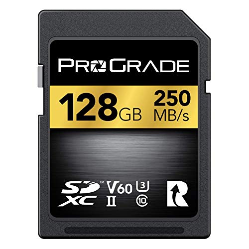 SD UHS-II 128GB Card V60 -Up to 130MB/s Write Speed and 250 MB/s Read Speed | for Professional Vloggers, Filmmakers, Photographers & Content Curators