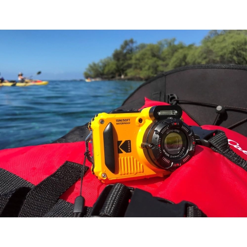 KODAK PIXPRO WPZ2 Rugged Waterproof Shockproof Dustproof WiFi Digital Camera 16MP 4X Optical Zoom 1080P Full HD Video Vlogging Camera 2.7" LCD Plus a