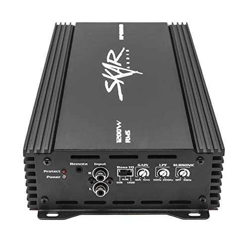 RP-1200.1D Monoblock Class D MOSFET Amplifier with Remote Subwoofer Level Control, 1200W