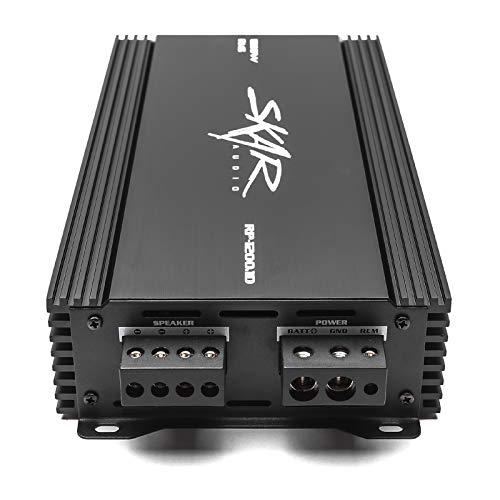 RP-1200.1D Monoblock Class D MOSFET Amplifier with Remote Subwoofer Level Control, 1200W
