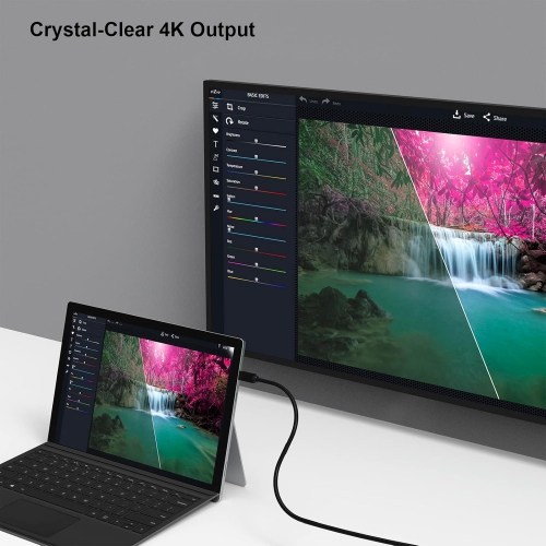 BENFEI Mini DP to DisplayPort Cable, 4K@60Hz, 6ft, Gold-Plated, Thunderbolt Compatible