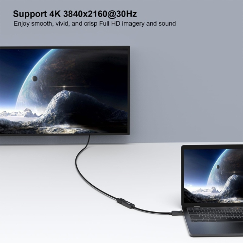 BENFEI – Adaptateur 4K DisplayPort vers HDMI, plaqué or, mâle vers femelle pour Lenovo, Dell, HP