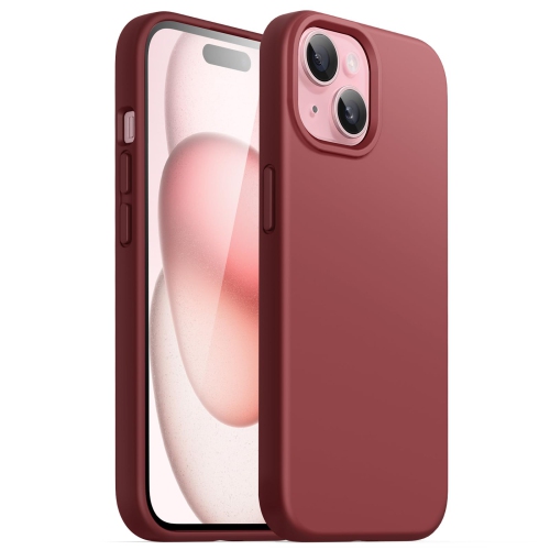 Silicone Case for iPhone 15 6.1-Inch, Silky-Soft Touch Full-Body Protective Phone Case, Shockproof Cover