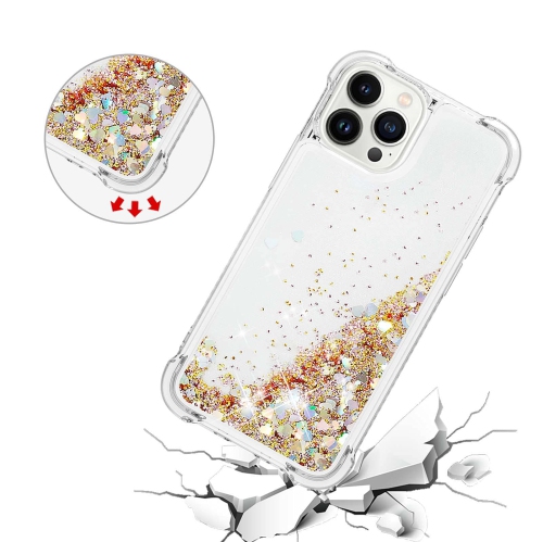 Case for iPhone 15 Pro 6.1", Bling Glitter Liquid Clear Case Floating Quicksand Shockproof Protective Sparkle Silicone Soft TPU Case for iPhone 15