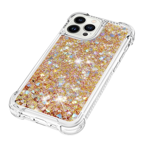 Case for iPhone 15 Pro 6.1", Bling Glitter Liquid Clear Case Floating Quicksand Shockproof Protective Sparkle Silicone Soft TPU Case for iPhone 15