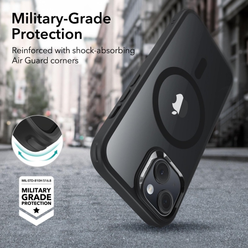 iPhone 15 Case, Compatible with MagSafe, Military-Grade Protection, Yellowing Resistant, Scratch-Resistant Back, Magnetic Phone Case for iPhone 15,