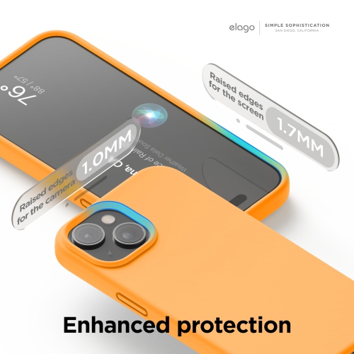 iPhone – Étui 15, étui en silicone liquide, couverture de protection complète du corps, antichoc, étui mince pour téléphone, doublure douce en