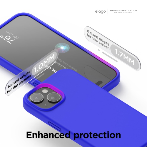 iPhone – Étui 15, étui en silicone liquide, couverture de protection complète du corps, antichoc, étui mince pour téléphone, doublure douce en
