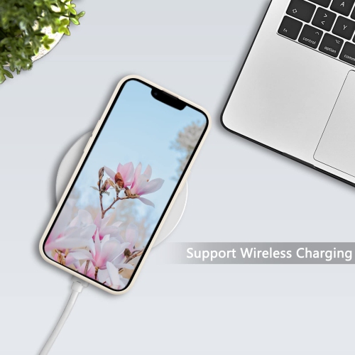 Floral Case for iPhone 15, Flower Branch Pattern Design Cute Cover Case for Girls Women Slim Thin Soft Silicone Shockproof Anti-Slip Phone Case for