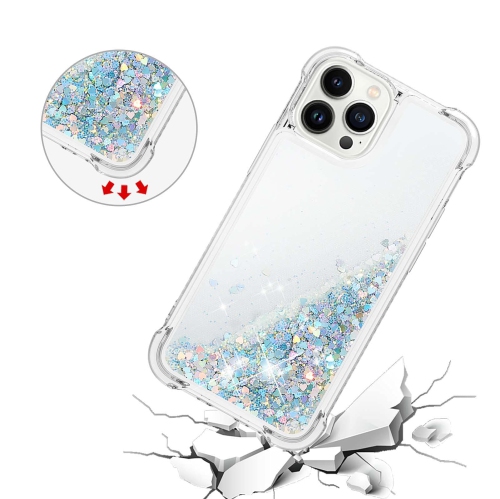 Case for iPhone 15 Pro 6.1", Bling Glitter Liquid Clear Case Floating Quicksand Shockproof Protective Sparkle Silicone Soft TPU Case for iPhone 15