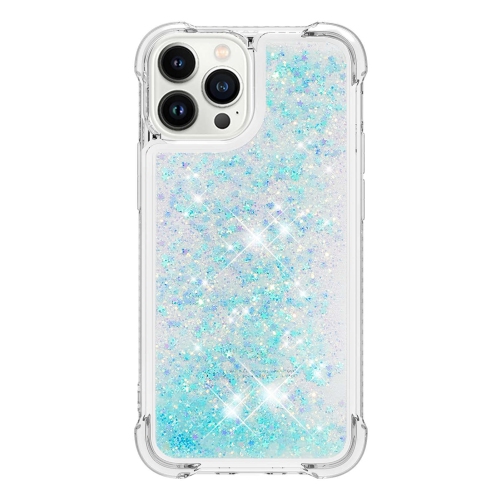 Case for iPhone 15 Pro 6.1", Bling Glitter Liquid Clear Case Floating Quicksand Shockproof Protective Sparkle Silicone Soft TPU Case for iPhone 15