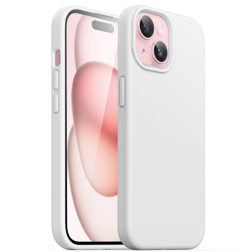 Silicone Case for iPhone 15 Plus 6.7-Inch, Silky-Soft Touch Full-Body Protective Phone Case, Shockproof Cover