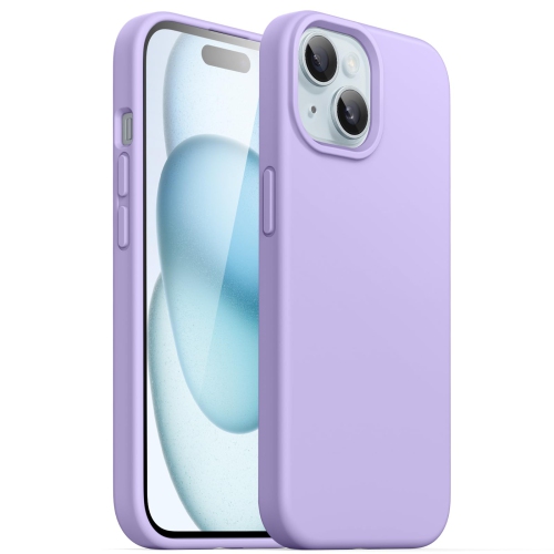 Silicone Case for iPhone 15 Plus 6.7-Inch, Silky-Soft Touch Full-Body Protective Phone Case, Shockproof Cover