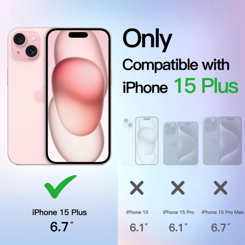 Étui scintillant pour iPhone 15 plus 6,7 po, étui antichoc brillant et brillant, joli étincelant pour femmes et filles