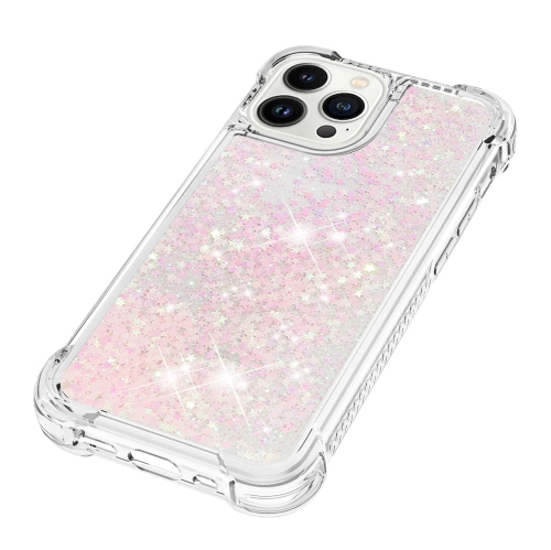 Case for iPhone 15 Pro Max, Bling Glitter Liquid Clear Case Floating Quicksand Shockproof Protective Sparkle Silicone Soft TPU Case for iPhone 15 Pro