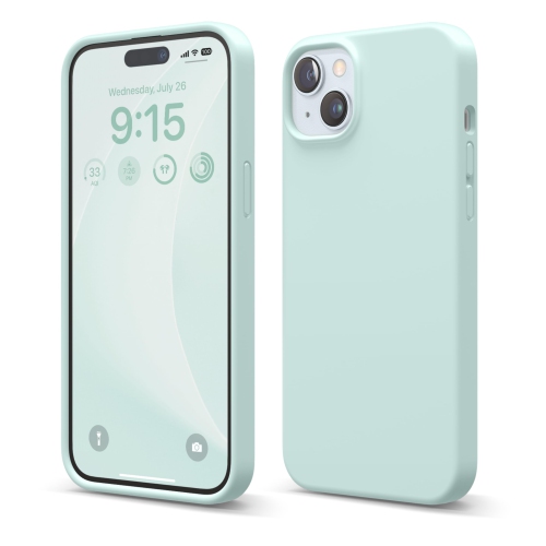 HLD  Iphone 15 Plus Case, Liquid Silicone Case, Full Body Protective Cover, Shockproof, Slim Phone Case, Anti-Scratch Soft Microfiber Lining, 6.7 Inch