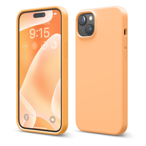 HLD  Iphone 15 Plus Case, Liquid Silicone Case, Full Body Protective Cover, Shockproof, Slim Phone Case, Anti-Scratch Soft Microfiber Lining, 6.7 Inch