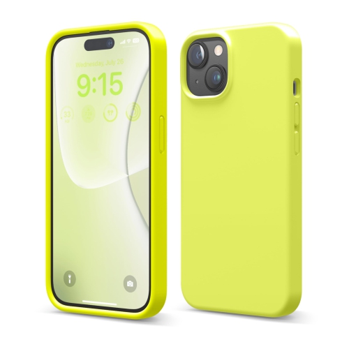 HLD  Iphone 15 Case, Liquid Silicone Case, Full Body Protective Cover, Shockproof, Slim Phone Case, Anti-Scratch Soft Microfiber Lining, 6.1 Inch