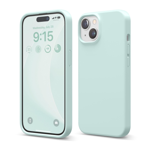 HLD  Iphone 15 Case, Liquid Silicone Case, Full Body Protective Cover, Shockproof, Slim Phone Case, Anti-Scratch Soft Microfiber Lining, 6.1 Inch