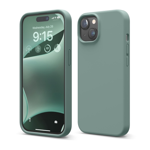 HLD  Iphone 15 Case, Liquid Silicone Case, Full Body Protective Cover, Shockproof, Slim Phone Case, Anti-Scratch Soft Microfiber Lining, 6.1 Inch