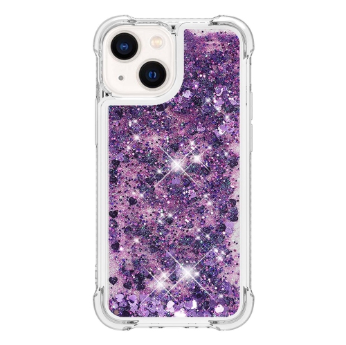 Case for iPhone 15 6.1", Bling Glitter Liquid Clear Case Floating Quicksand Shockproof Protective Sparkle Silicone Soft TPU Case for iPhone 15 6.1