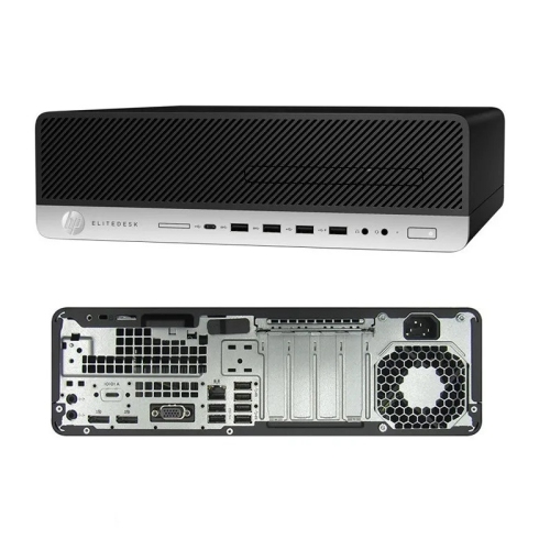 HP EliteDesk 800 G4 SFF Desktop, Intel Core i5-8th Gen. 3.0GHz, 16GB DDR4 RAM, 512GB SSD & 500GB SATA HDD, Windows 11 Pro. (Keyboard & Mouse not Included) by HP - Refurbished condition - Image 2