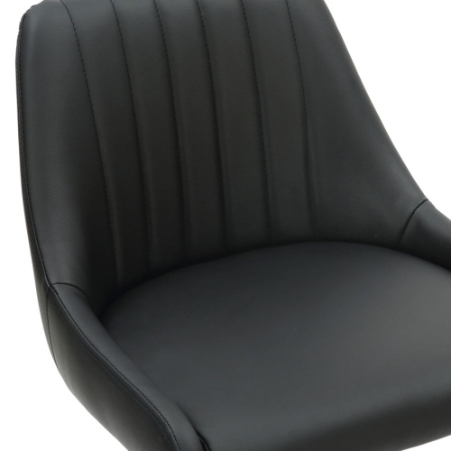 Cosmic Homes Counter Stool, set of 2, Adjustable Height Air-Lift Swivel Stool, Set of 2, in White Faux Leather, Kitchen Stool, Counter Hight Stool