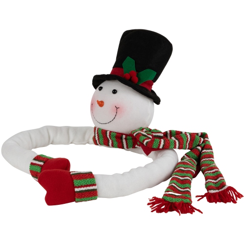 Plush Snowman Hugging Christmas Tree Topper - 45" - Unlit