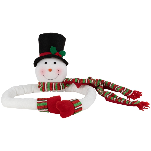 Plush Snowman Hugging Christmas Tree Topper - 45" - Unlit