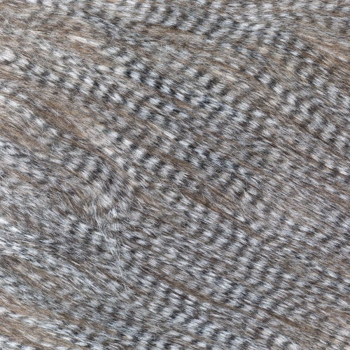 Coussin décoratif rectangulaire pelucheux brun noyer de 20 po