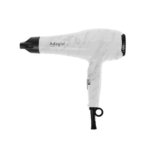 ADAGIO CALIFORNIA  Professional 2500 Blow Dryer (White Marble)