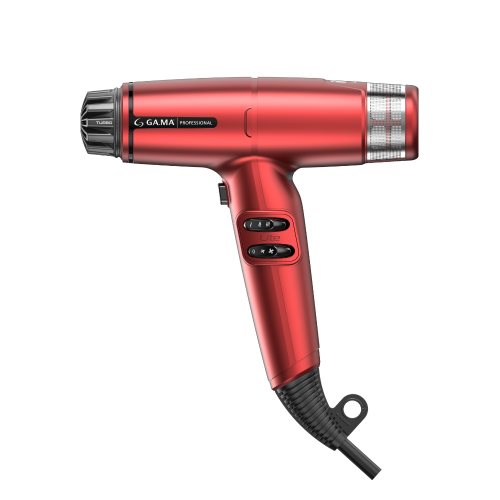 Sèche-cheveux hybride iQ Perfetto LiteMax de GAMA Italy - Rouge