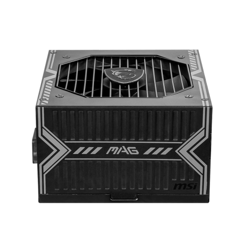 MSI MAG A550BN, bloc d'alimentation 550 W compact non modulaire, bronze 80+, ventilateur faible bruit, design PFC actif, garantie de 5 ans