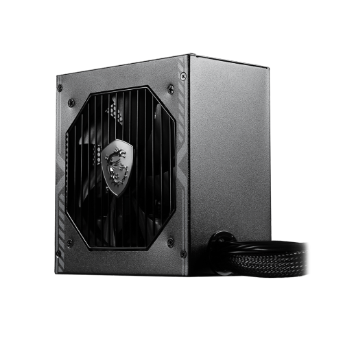 MSI MAG A650BN, bloc d'alimentation 650 W compact non modulaire, bronze 80+, ventilateur à faible bruit, design PFC actif, garantie de 5 ans