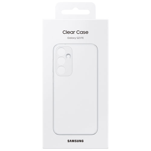 Samsung Fitted Soft Shell Case for Galaxy S23FE - Clear