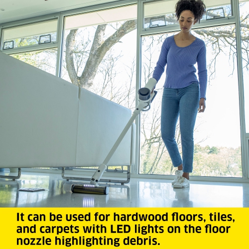 Karcher VCN 5 Cordless Vacuum Cleaner - Lightweight Stick & Handheld Vacuum Cleaner, 3-Speed Power Control, HEPA Filtration